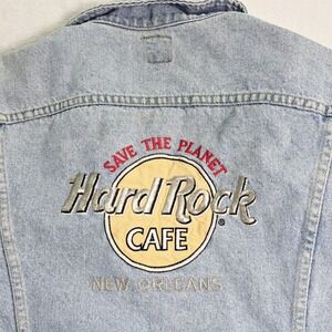 Vintage Lee Blue Denim Hard Rock Cafe San Francisco‎ Jacket
